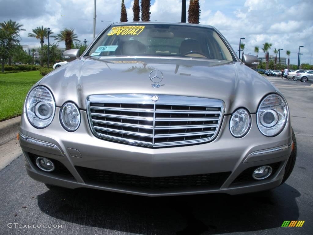 2008 E 320 BlueTEC Sedan - Pewter Metallic / Cashmere photo #3