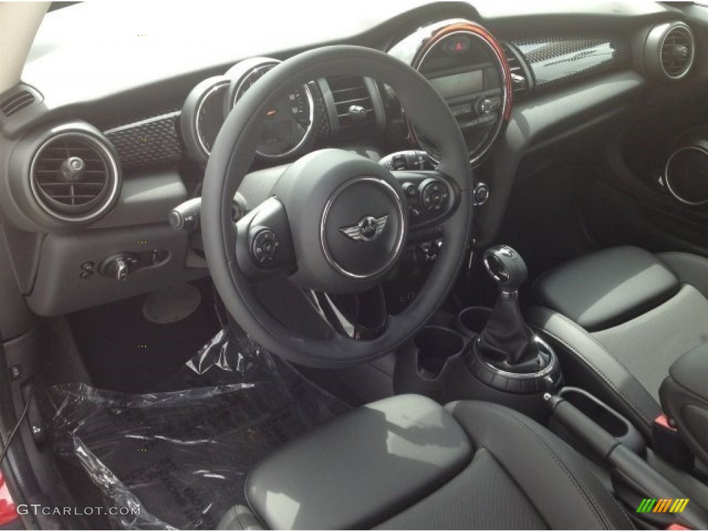 2014 Mini Cooper S Hardtop Carbon Black Dashboard Photo #93695051