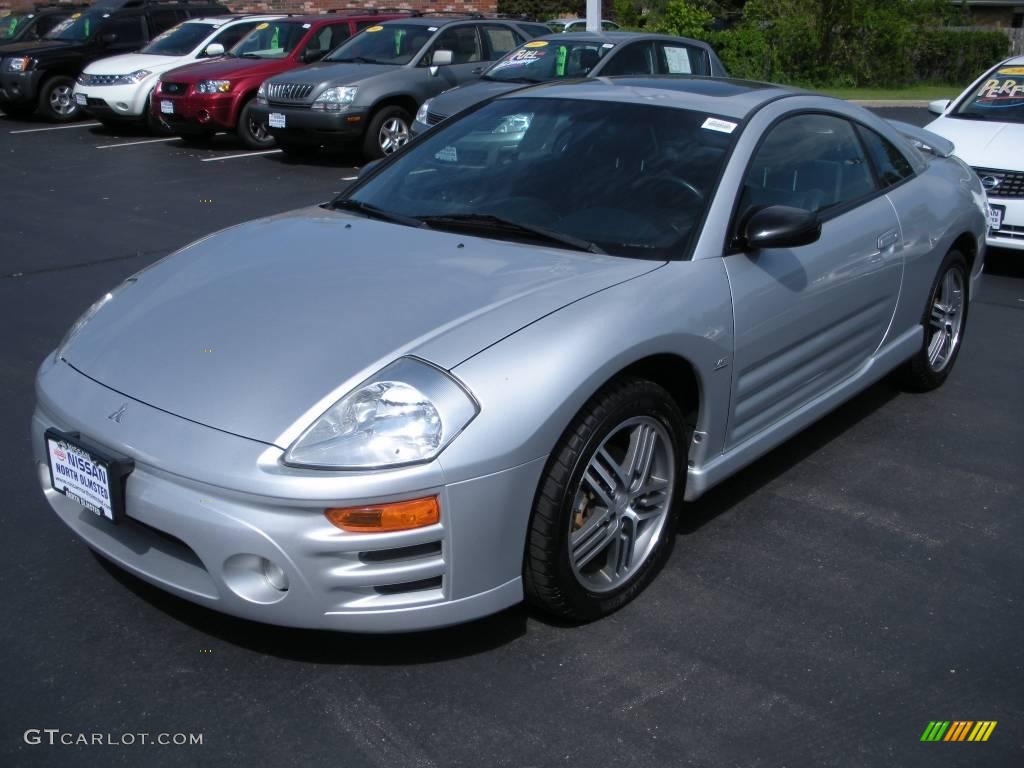 2003 Eclipse GTS Coupe - Sterling Silver Metallic / Midnight photo #1