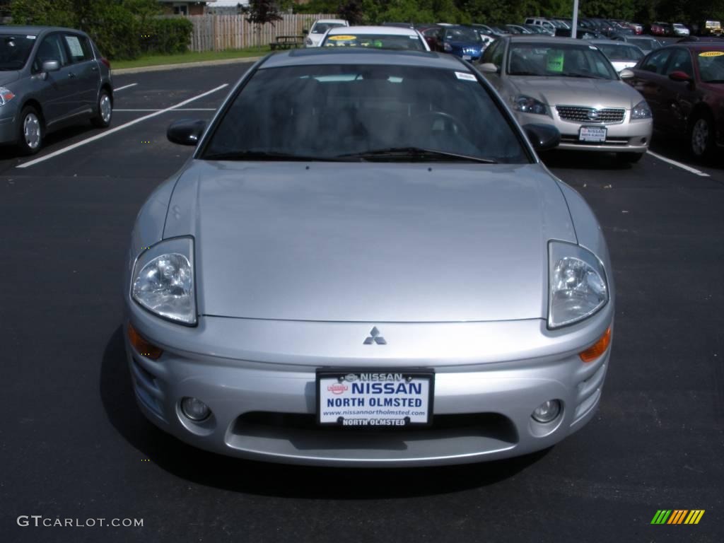2003 Eclipse GTS Coupe - Sterling Silver Metallic / Midnight photo #2