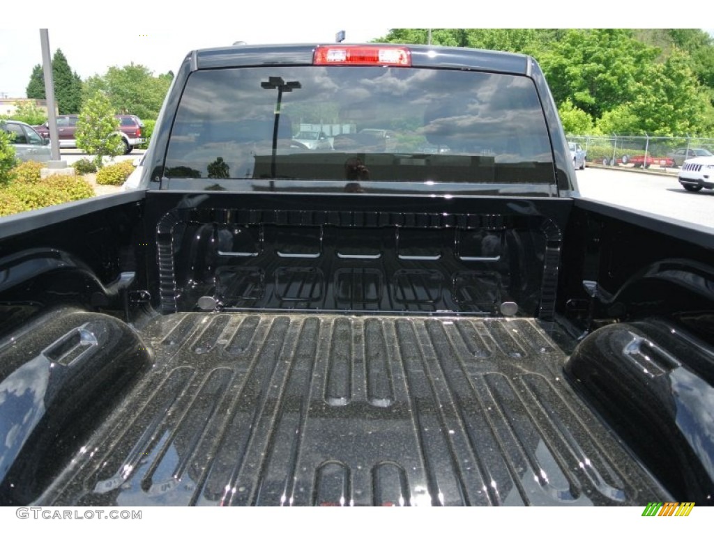 2014 1500 Express Quad Cab - Black / Black/Diesel Gray photo #14