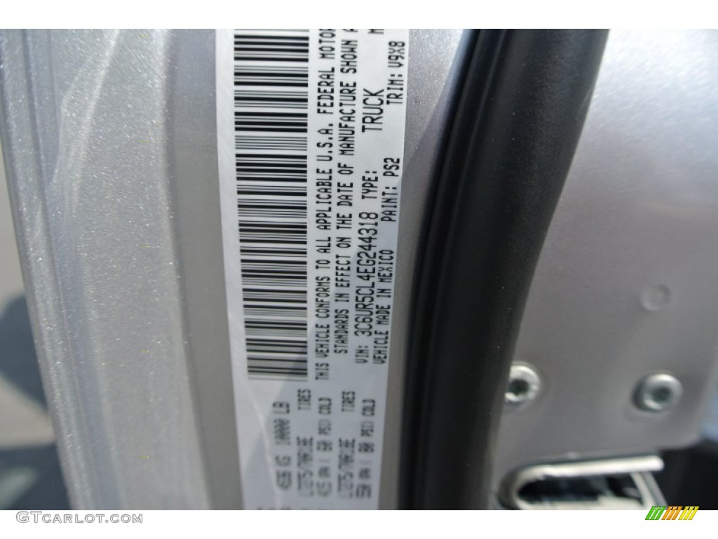 2014 2500 Color Code PS2 for Bright Silver Metallic Photo #93699608