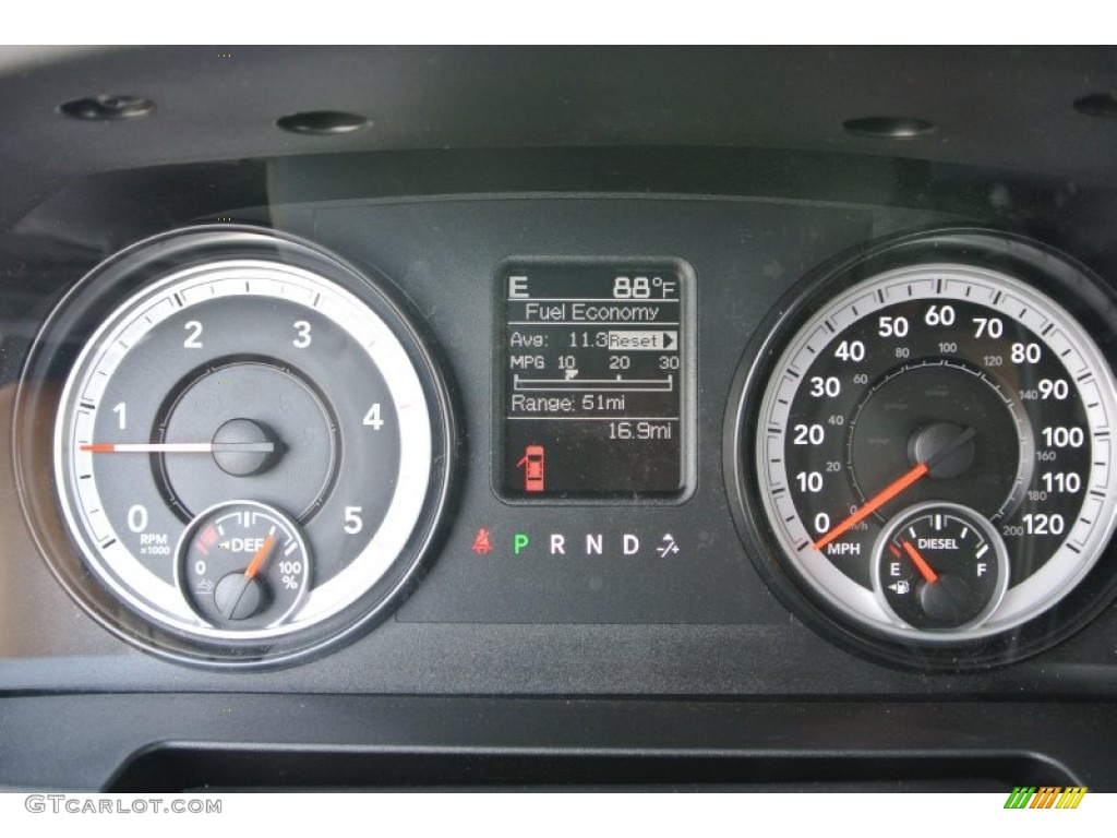 2014 Ram 2500 Tradesman Crew Cab 4x4 Gauges Photo #93699704