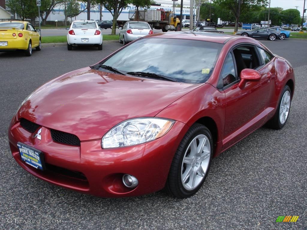 2008 Eclipse GT Coupe - Rave Red / Dark Charcoal photo #1