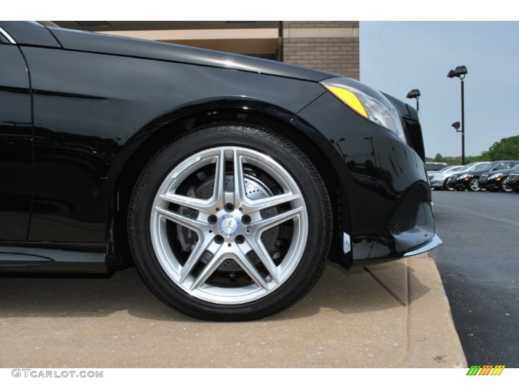 2014 E 350 4Matic Sport Sedan - Black / Black photo #2
