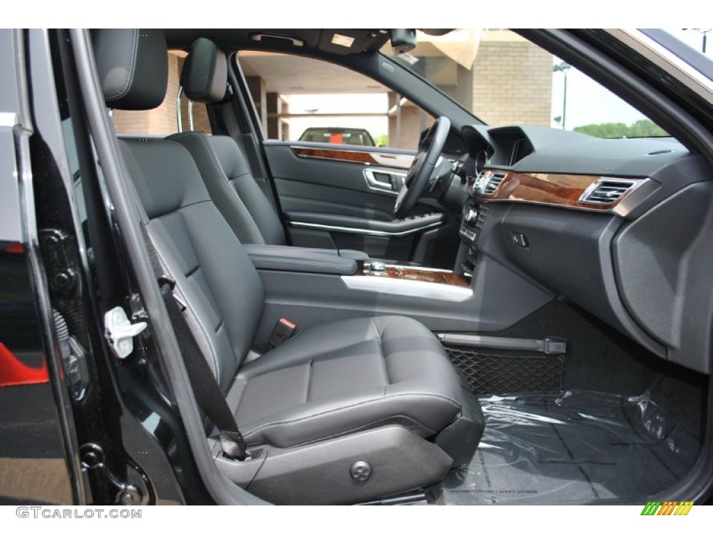 2014 E 350 4Matic Sport Sedan - Black / Black photo #4