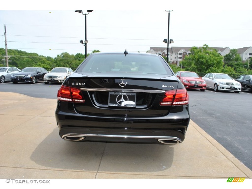2014 E 350 4Matic Sport Sedan - Black / Black photo #11