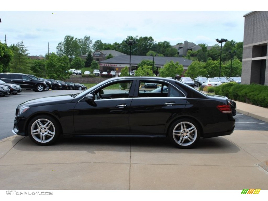 2014 E 350 4Matic Sport Sedan - Black / Black photo #14