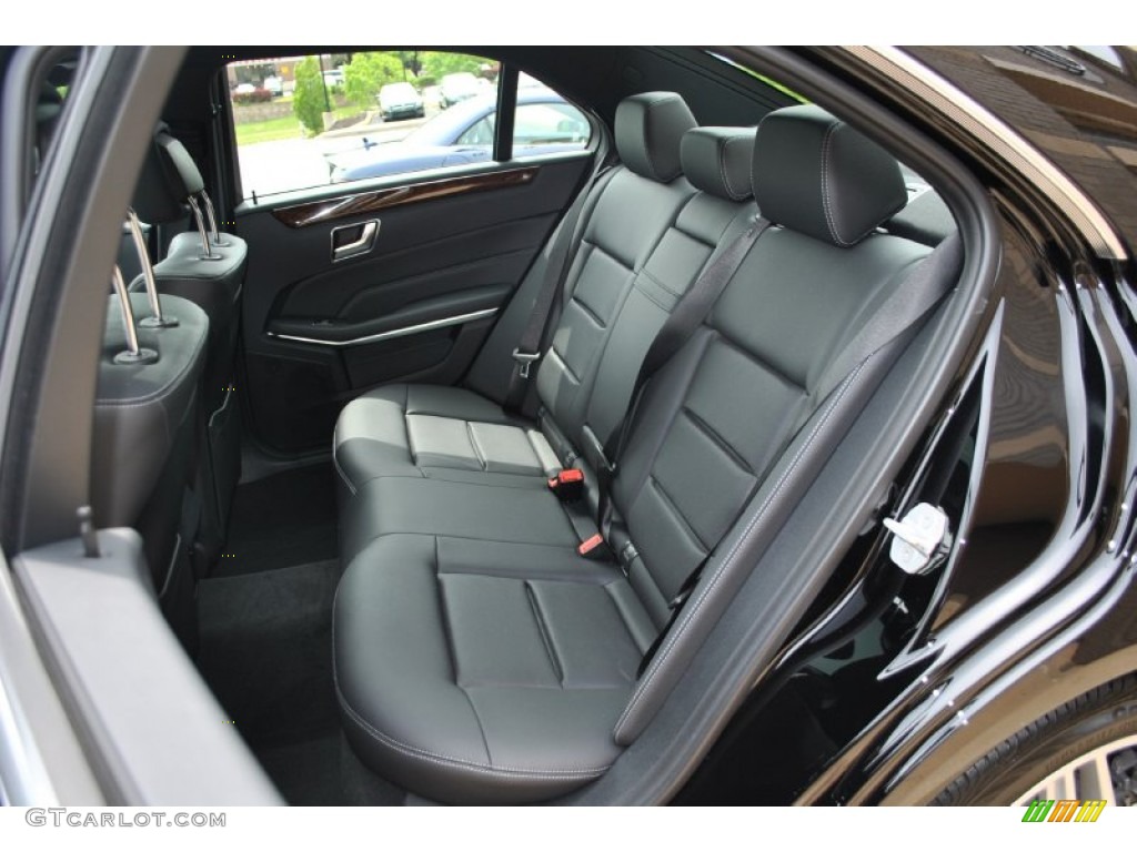 2014 E 350 4Matic Sport Sedan - Black / Black photo #15