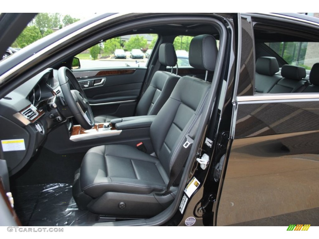 2014 E 350 4Matic Sport Sedan - Black / Black photo #18