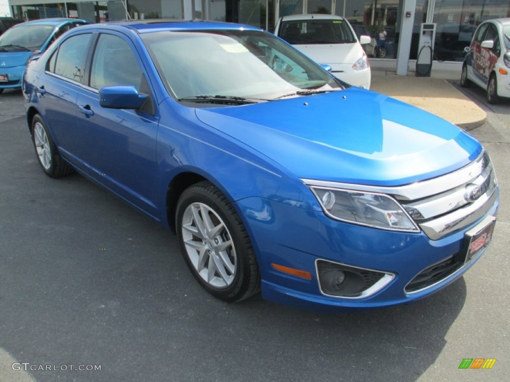 2012 Fusion SEL - Blue Flame Metallic / Charcoal Black photo #1