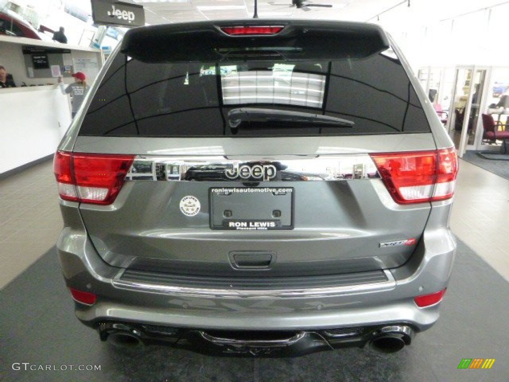 2012 Grand Cherokee SRT8 4x4 - Bright Silver Metallic / SRT Black photo #4