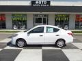 Fresh Powder White 2013 Nissan Versa 1.6 S Sedan