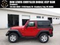 2014 Flame Red Jeep Wrangler Sport 4x4  photo #1