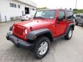 2014 Flame Red Jeep Wrangler Sport 4x4  photo #2