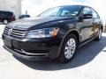 2014 Black Volkswagen Passat 1.8T Wolfsburg Edition  photo #3