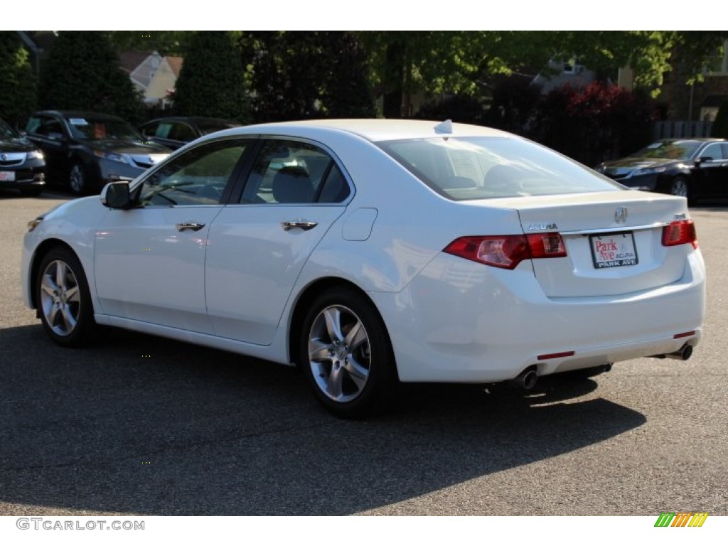 2014 TSX Technology Sedan - Bellanova White Pearl / Ebony photo #5