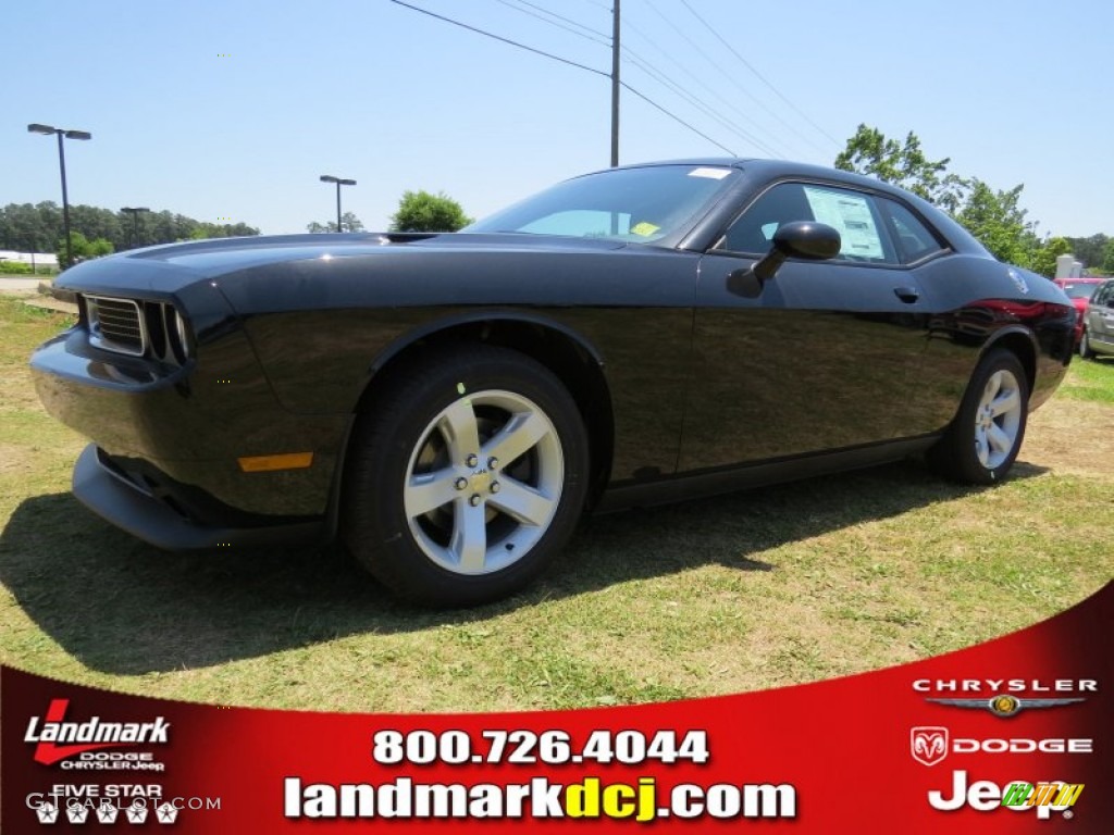 2014 Challenger SXT - Black / Dark Slate Gray photo #1