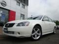 2005 Satin White Pearl Nissan Altima 3.5 SE  photo #2