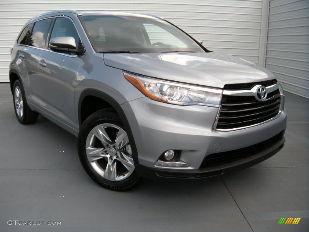 2014 Highlander Limited - Silver Sky Metallic / Black photo #1