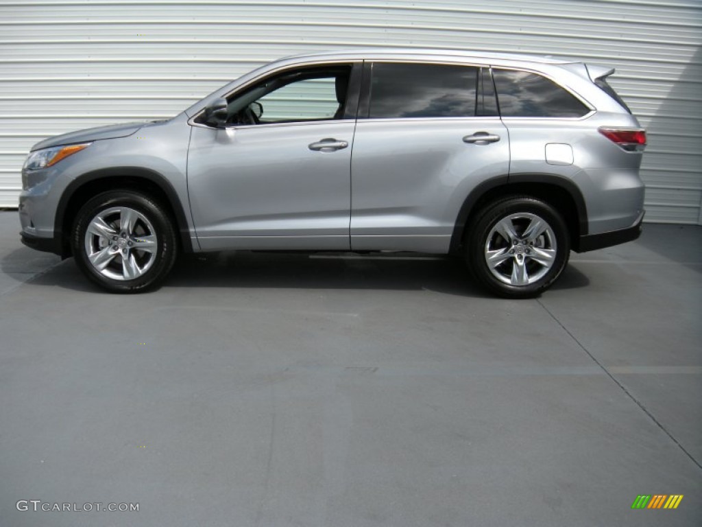 2014 Highlander Limited - Silver Sky Metallic / Black photo #5
