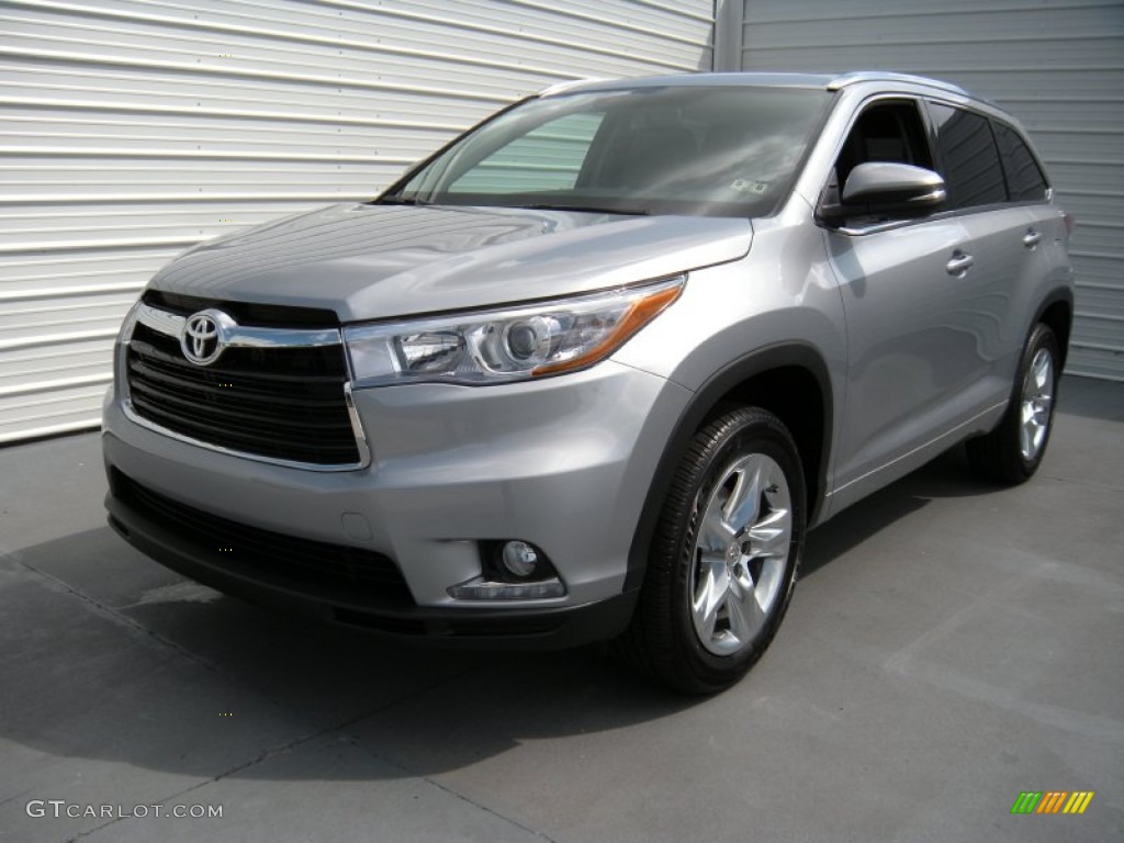 2014 Highlander Limited - Silver Sky Metallic / Black photo #6