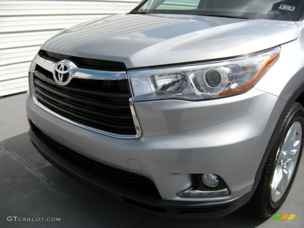 2014 Highlander Limited - Silver Sky Metallic / Black photo #9