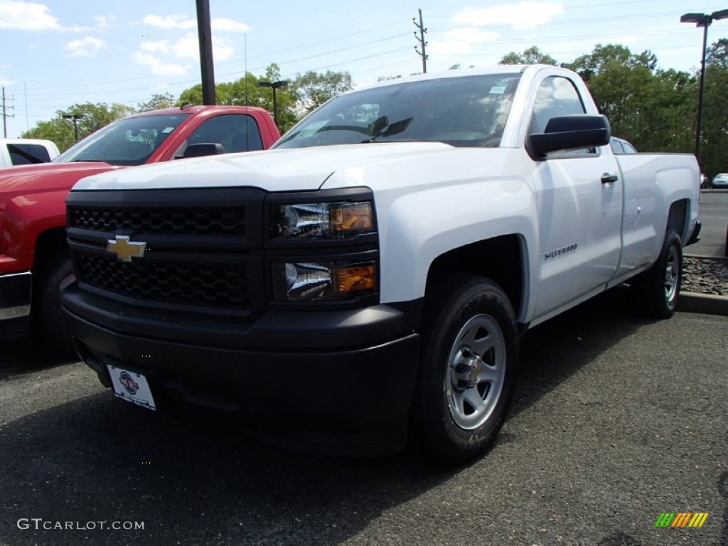 2014 Silverado 1500 WT Regular Cab - Summit White / Jet Black/Dark Ash photo #1