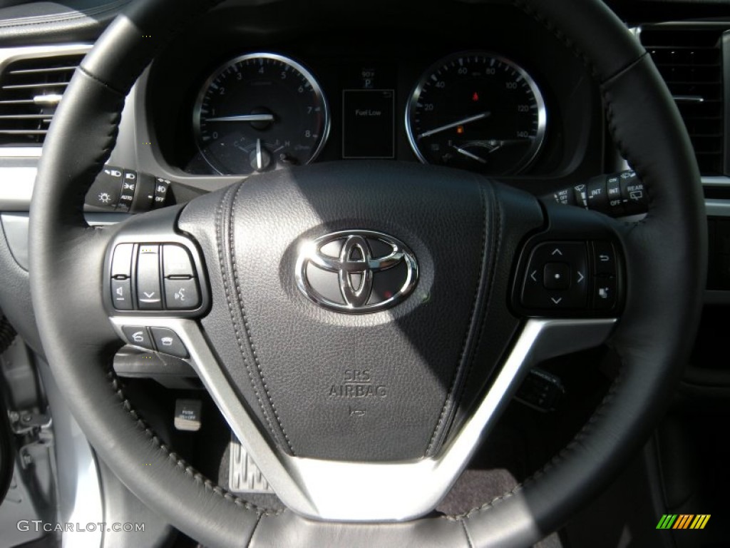 2014 Highlander Limited - Silver Sky Metallic / Black photo #35