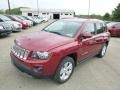 2014 Deep Cherry Red Crystal Pearl Jeep Compass Sport 4x4  photo #2