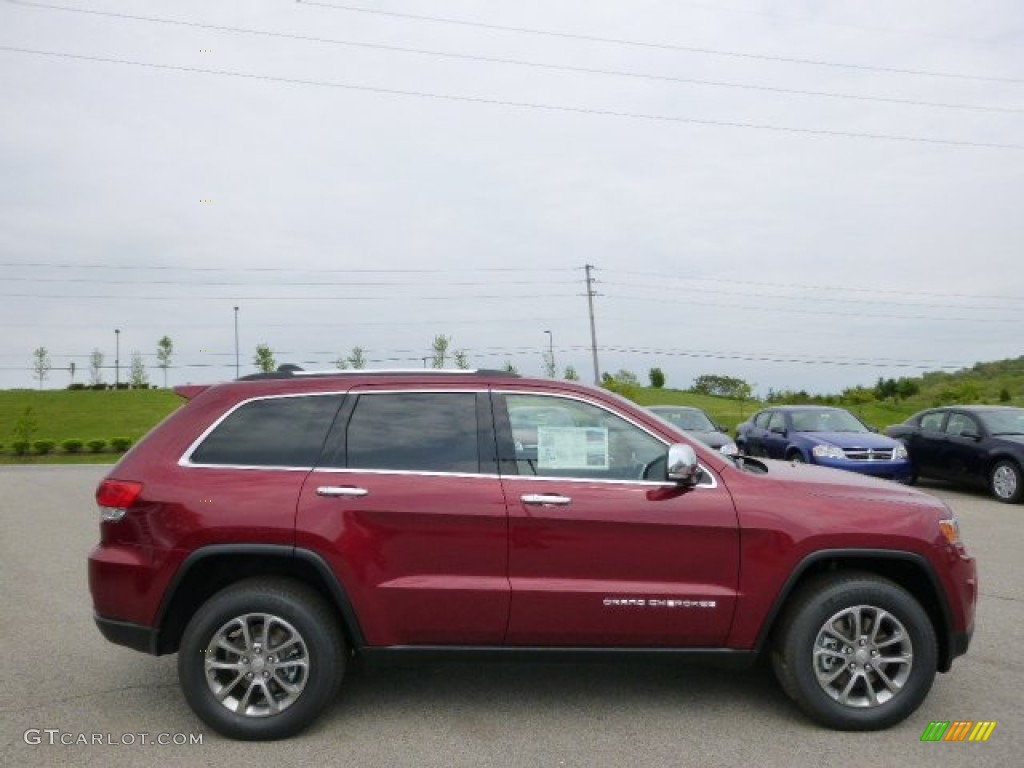 2014 Grand Cherokee Limited 4x4 - Deep Cherry Red Crystal Pearl / New Zealand Black/Light Frost photo #5