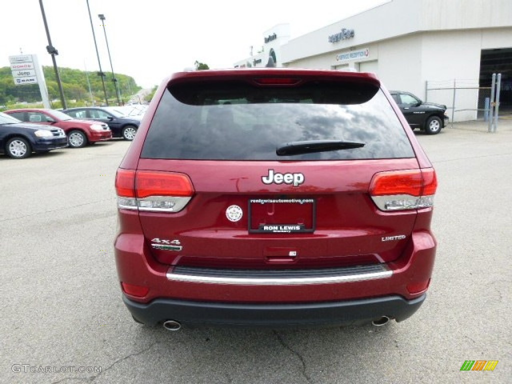 2014 Grand Cherokee Limited 4x4 - Deep Cherry Red Crystal Pearl / New Zealand Black/Light Frost photo #7