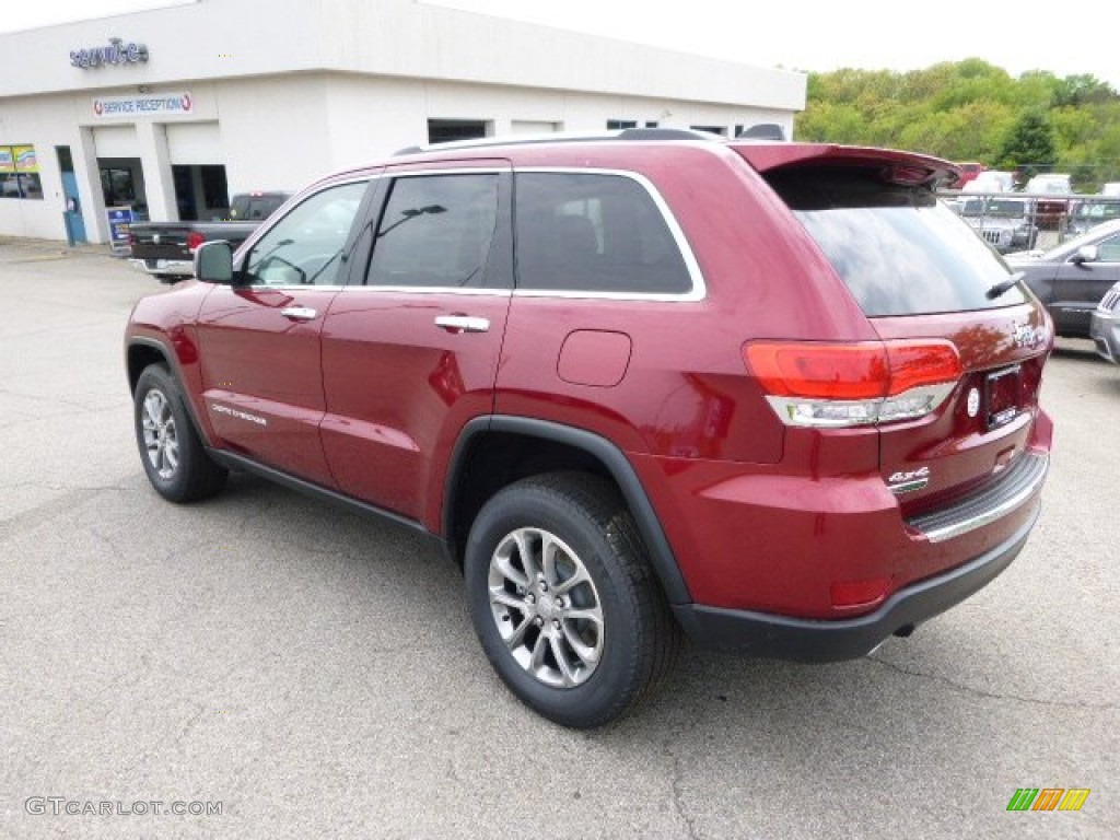 2014 Grand Cherokee Limited 4x4 - Deep Cherry Red Crystal Pearl / New Zealand Black/Light Frost photo #8