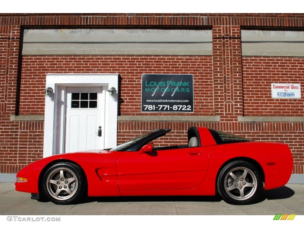 2000 Corvette Coupe - Torch Red / Black photo #1