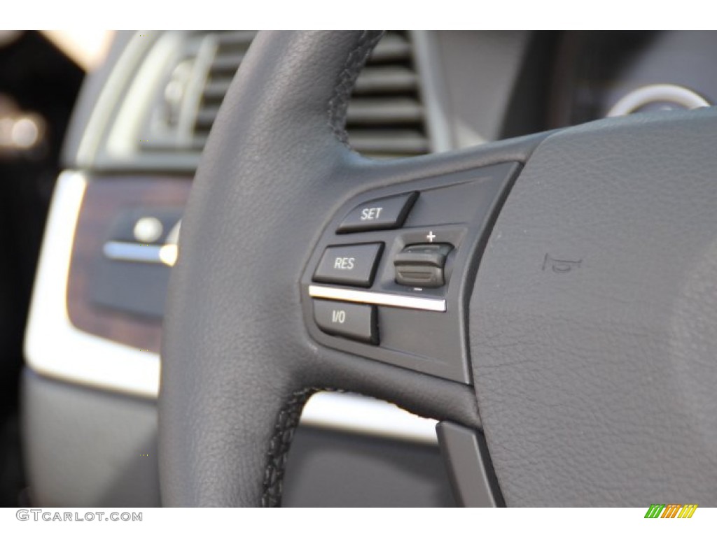 2013 5 Series 528i xDrive Sedan - Dark Graphite Metallic II / Black photo #17