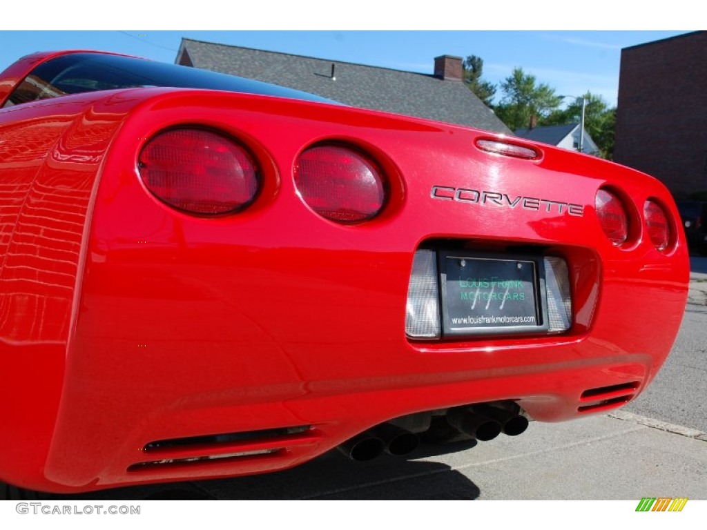 2000 Corvette Coupe - Torch Red / Black photo #28
