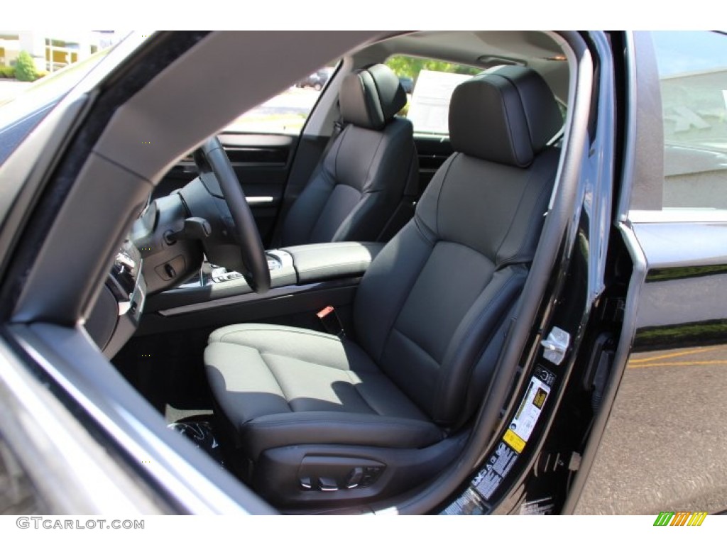 2013 7 Series 740Li xDrive Sedan - Black Sapphire Metallic / Black photo #12