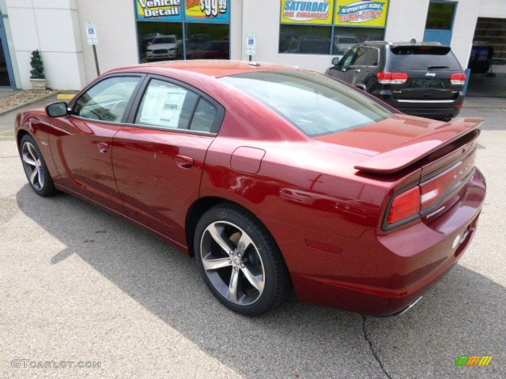 2014 Charger R/T Plus 100th Anniversary Edition - High Octane Red Pearl / Anniversary Black/Foundry Black with Cloud Overprint photo #8