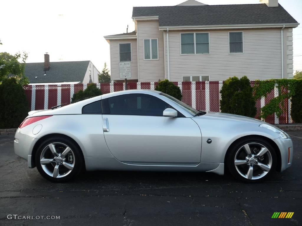 2006 350Z Touring Coupe - Silver Alloy Metallic / Charcoal Leather photo #13
