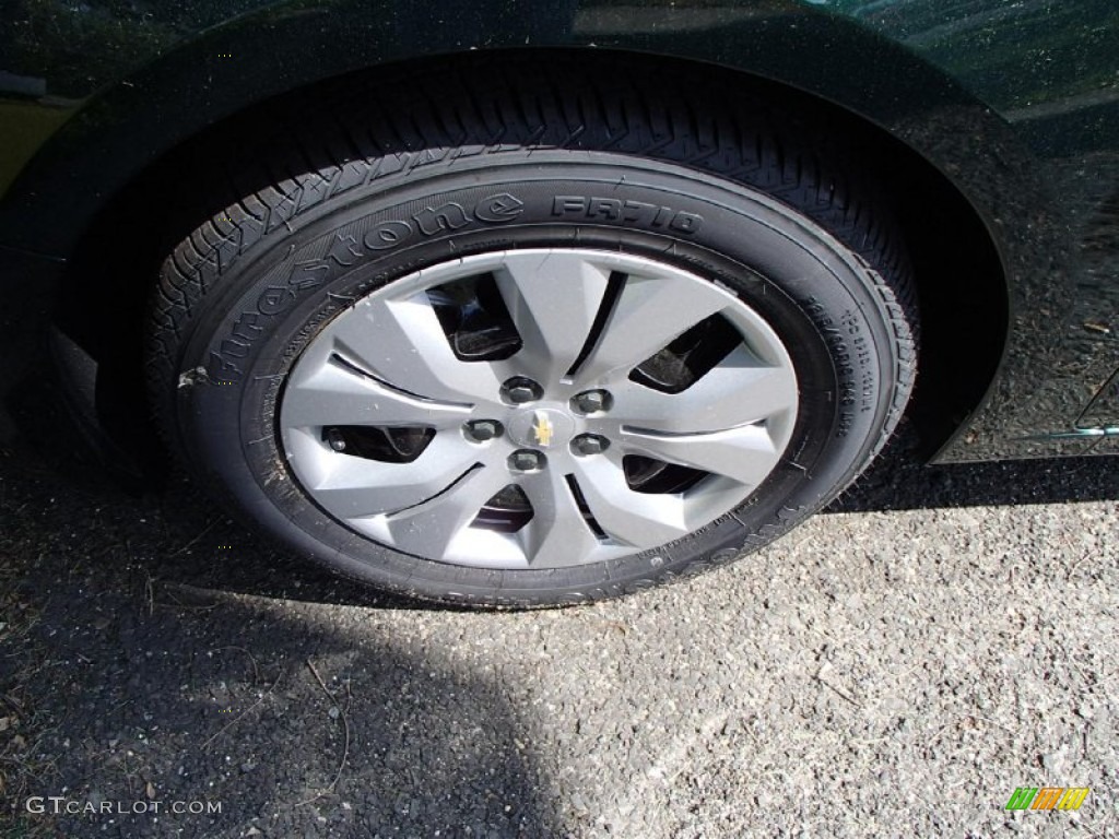 2014 Cruze LS - Rainforest Green Metallic / Jet Black/Medium Titanium photo #11