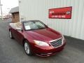 Deep Cherry Red Crystal Pearl 2014 Chrysler 200 Limited Convertible