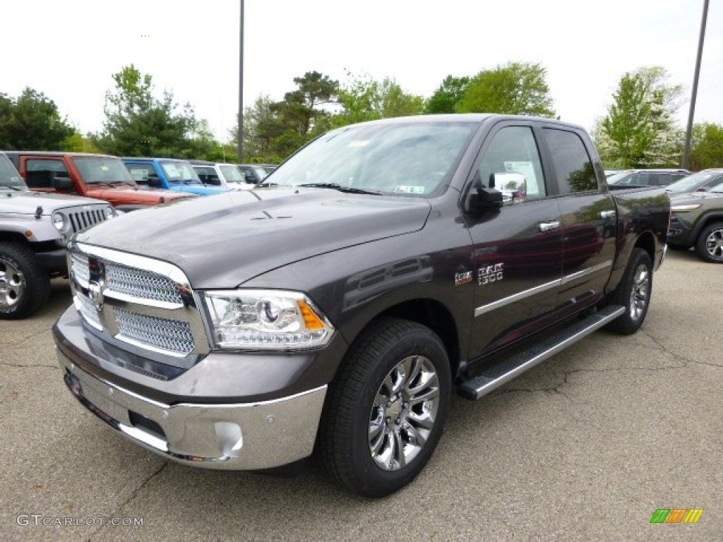 Granite Crystal Metallic 2014 Ram 1500 Laramie Limited Crew Cab 4x4 Exterior Photo #93713086