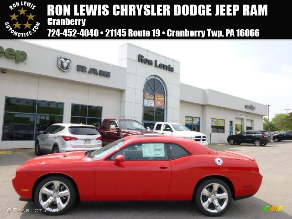 2014 Challenger R/T Plus - TorRed / Dark Slate Gray photo #1