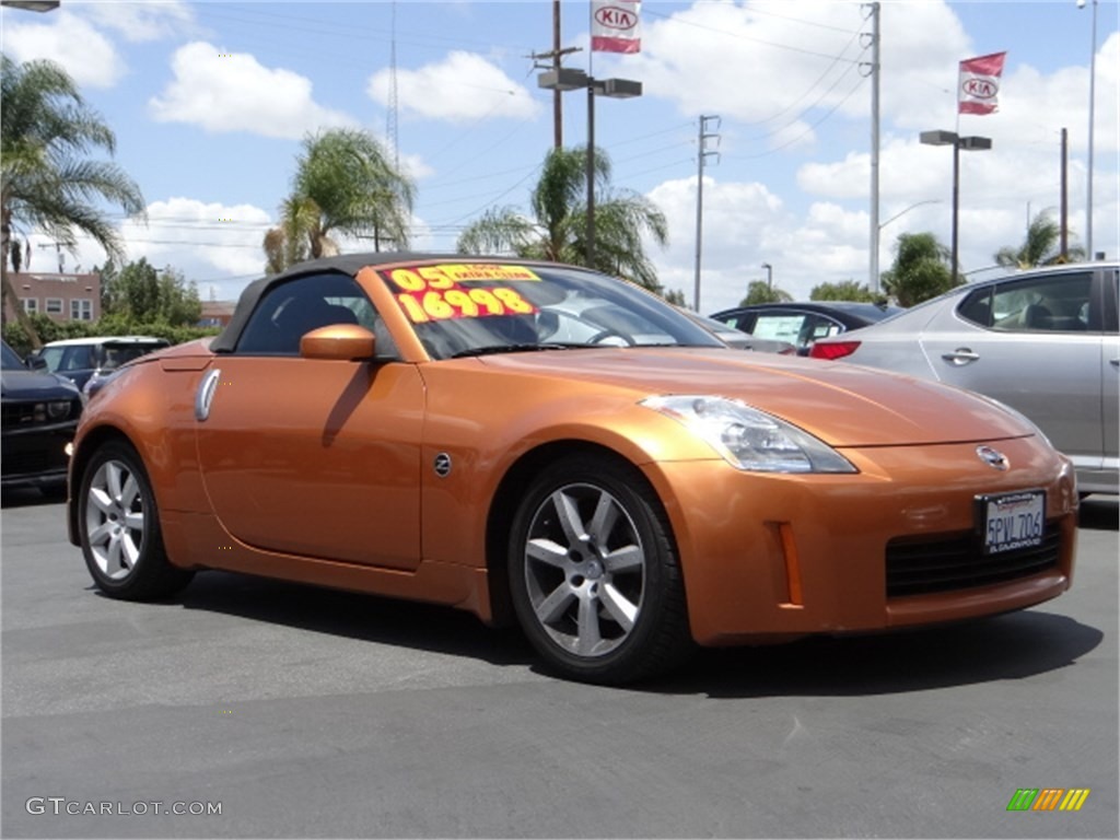 2005 350Z Touring Roadster - Le Mans Sunset Metallic / Charcoal photo #1