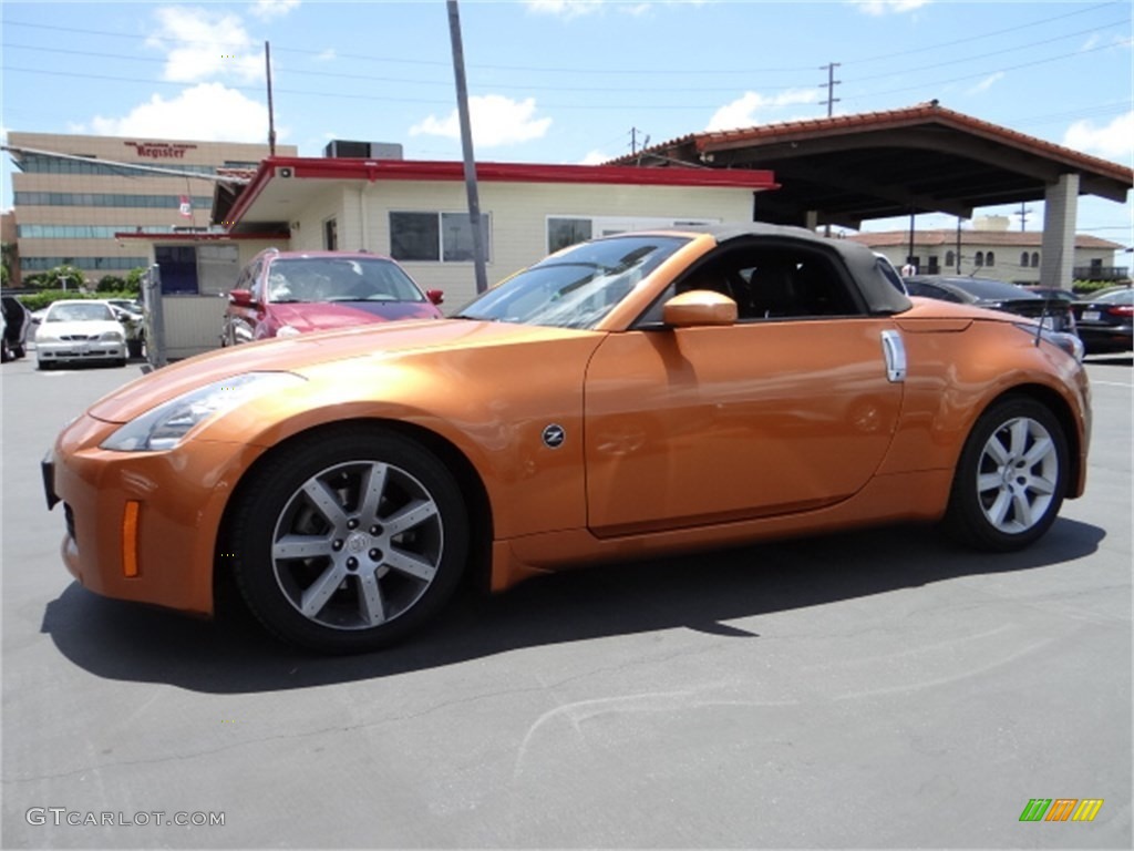 2005 350Z Touring Roadster - Le Mans Sunset Metallic / Charcoal photo #5