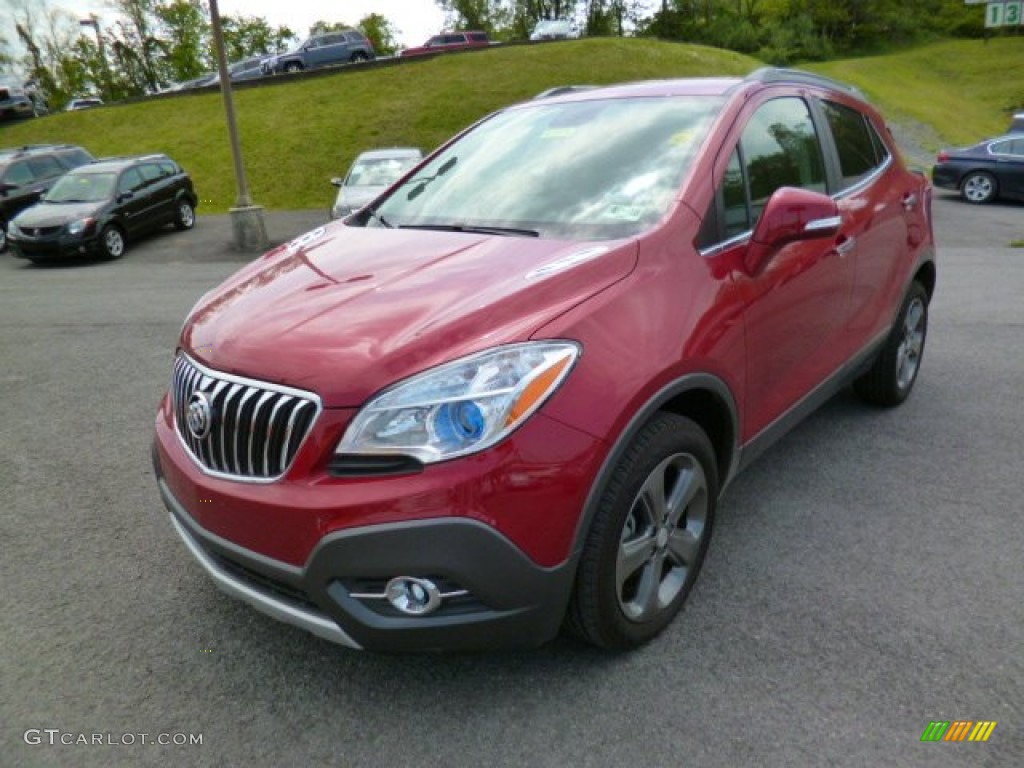 Ruby Red Metallic 2014 Buick Encore Leather AWD Exterior Photo #93716019