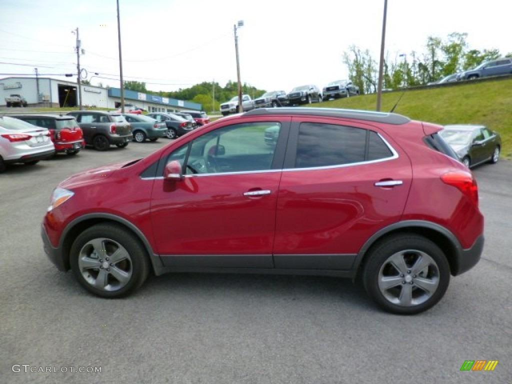 Ruby Red Metallic 2014 Buick Encore Leather AWD Exterior Photo #93716034