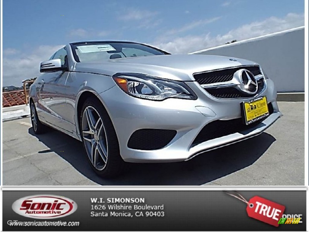 2014 E 350 Cabriolet - Iridium Silver Metallic / Grey/Black photo #1