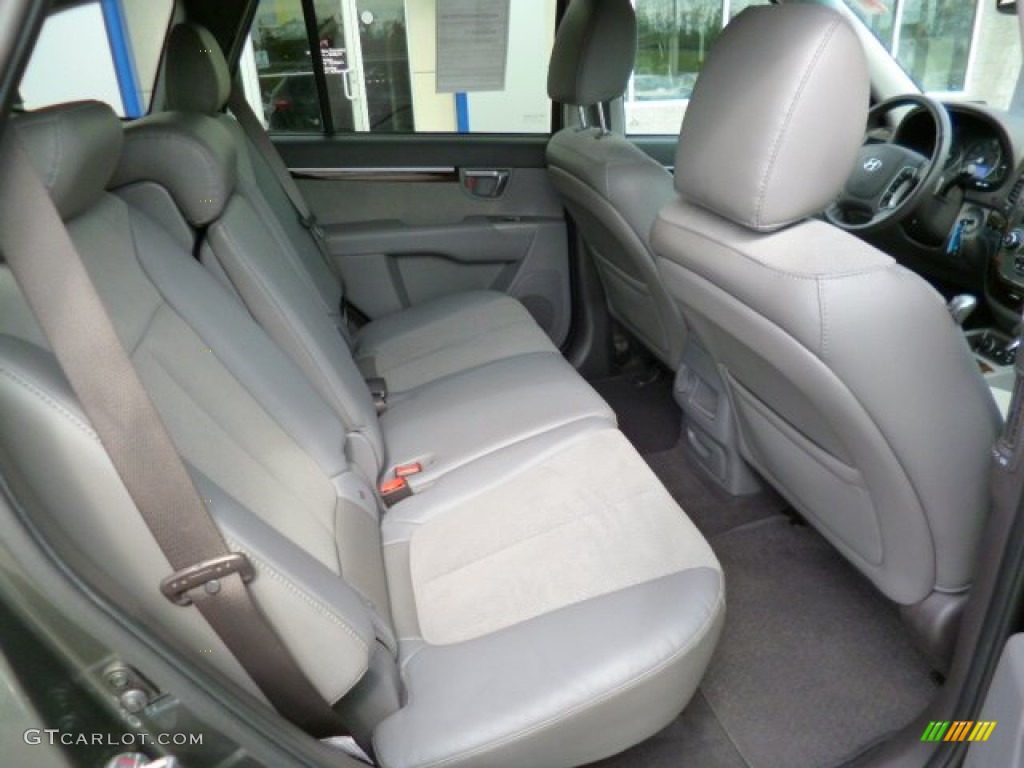 2012 Santa Fe SE V6 AWD - Black Forest Green / Gray photo #11