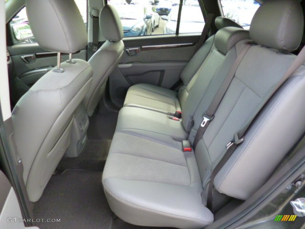2012 Santa Fe SE V6 AWD - Black Forest Green / Gray photo #13